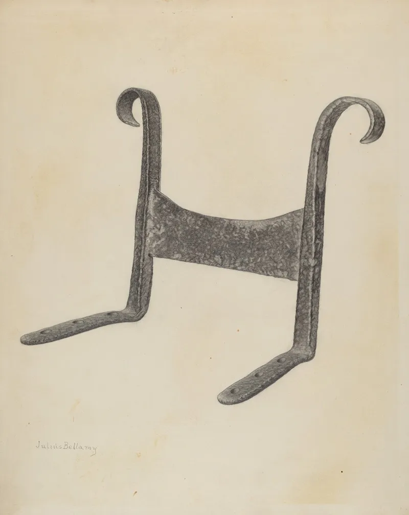 Foot Scraper 12 by Julius Bellamy - Canvas Print