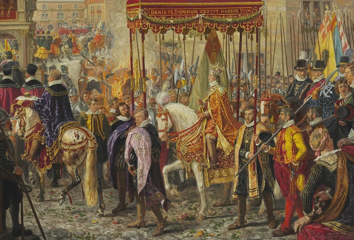 Forarbejde Til Christian Ivs Kroningstog 1596