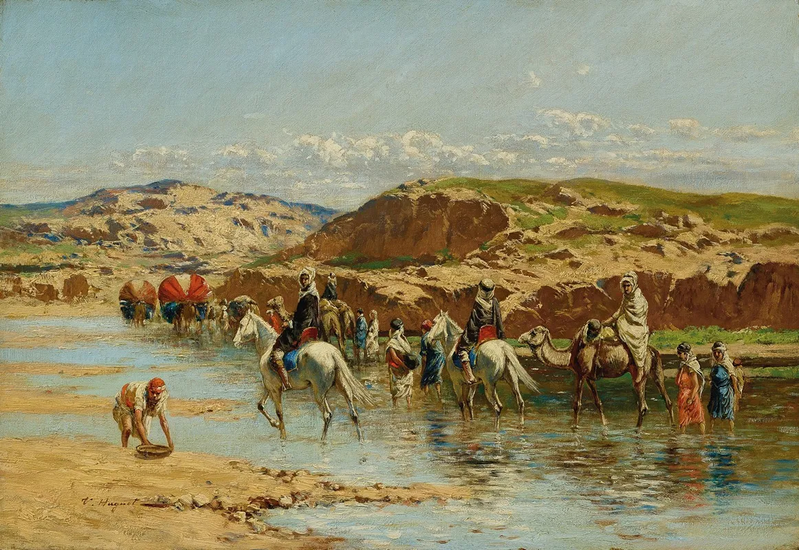 Fording A River Algiers