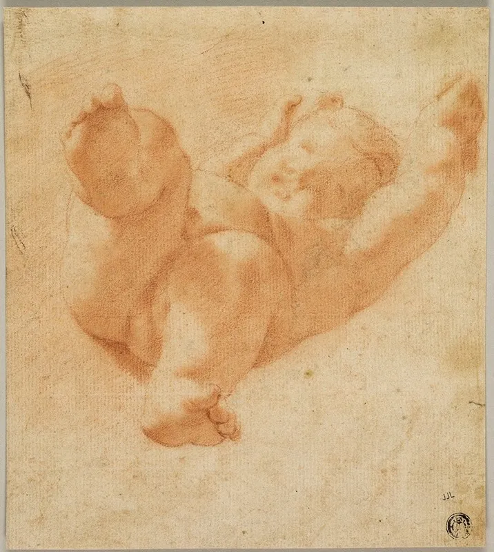 Foreshortened Putto