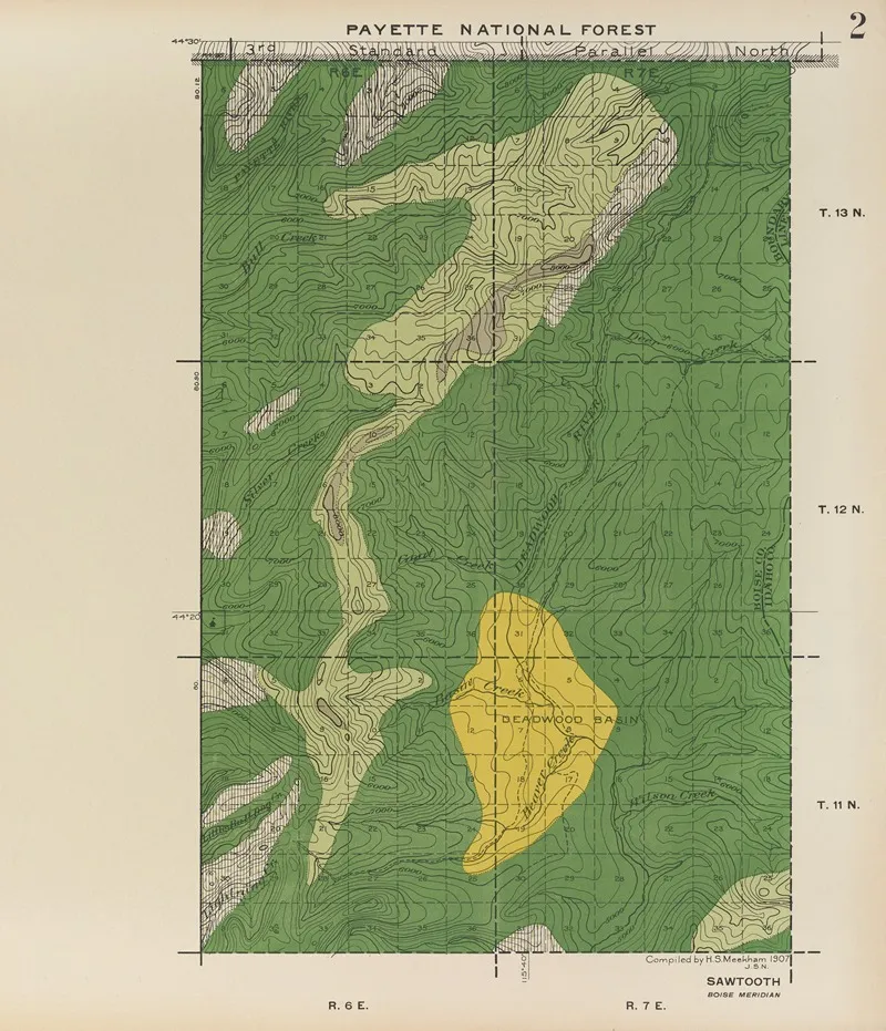 Forest Atlas Of The National Forests Of The United States Pl 02 by Gifford Pinchot - Canvas Print