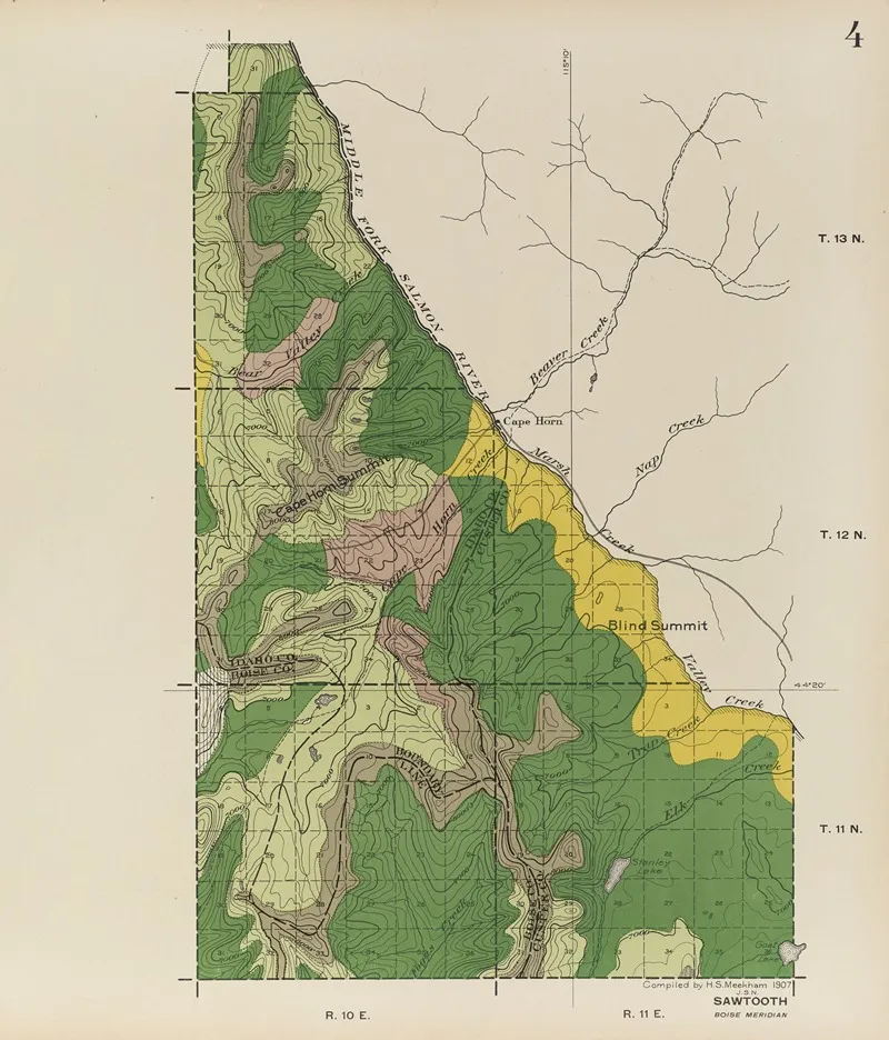 Forest Atlas Of The National Forests Of The United States Pl 04 by Gifford Pinchot - Canvas Print