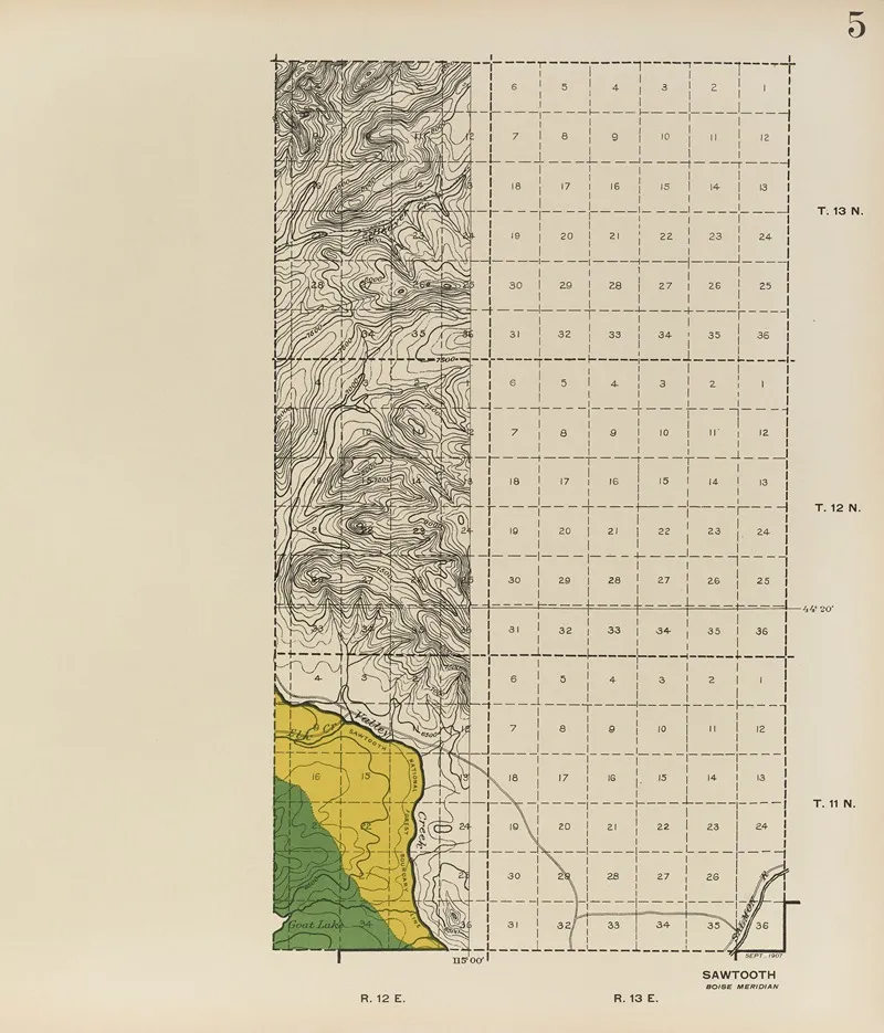 Forest Atlas Of The National Forests Of The United States Pl 05 by Gifford Pinchot - Canvas Print