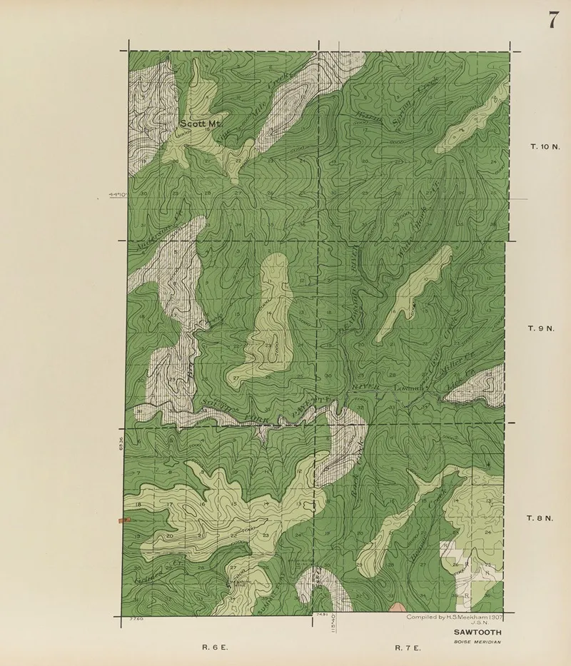 Forest Atlas Of The National Forests Of The United States Pl 07 by Gifford Pinchot - Canvas Print