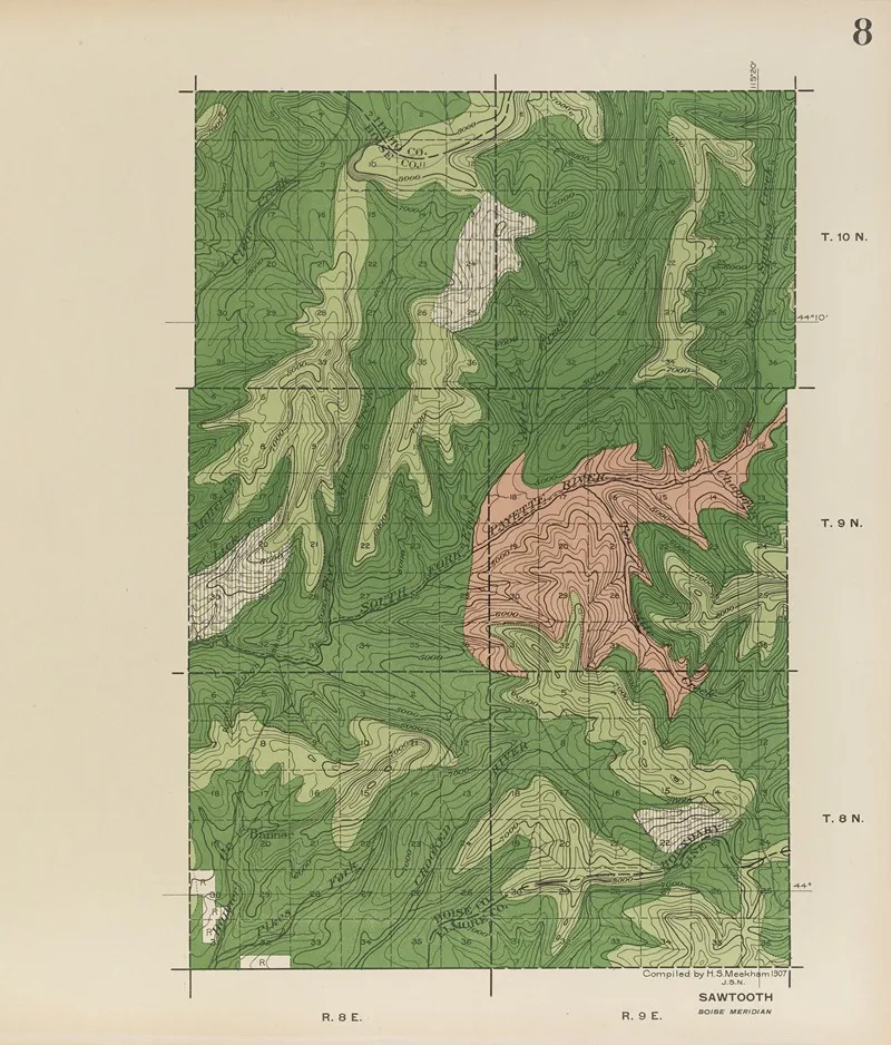Forest Atlas Of The National Forests Of The United States Pl 08 by Gifford Pinchot - Canvas Print