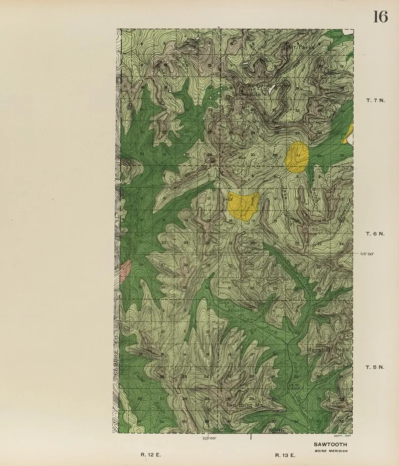 Forest Atlas Of The National Forests Of The United States Pl 16 by Gifford Pinchot - Canvas Print