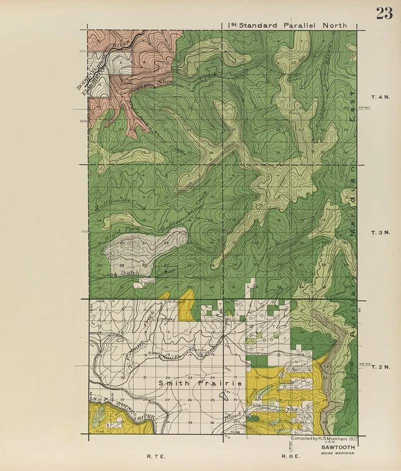 Forest Atlas Of The National Forests Of The United States Pl 23 by Gifford Pinchot - Canvas Print