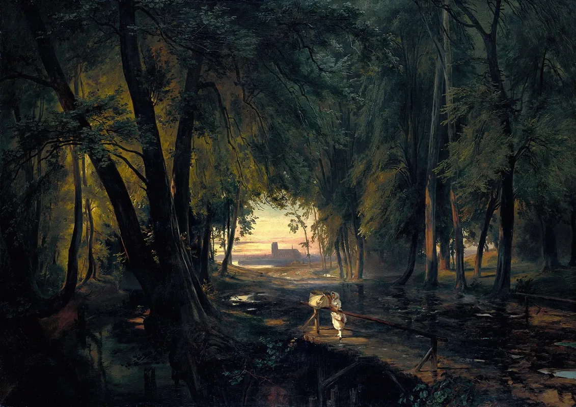 Forest Path Near Spandau