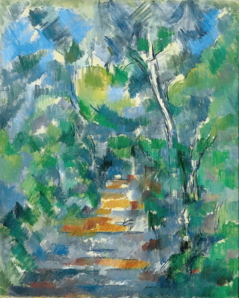 Forest Scene Path From Mas Jolie To Chateau Noir