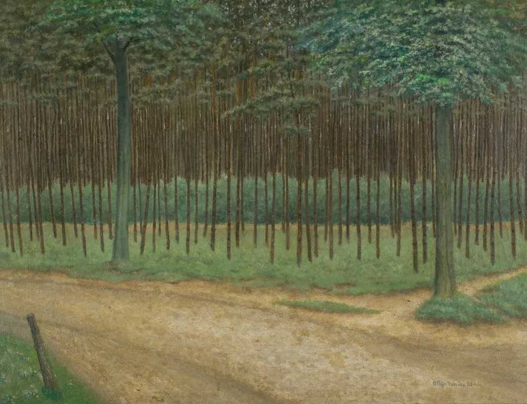 Forest Trail by Albijn Van den Abeele - Canvas Print