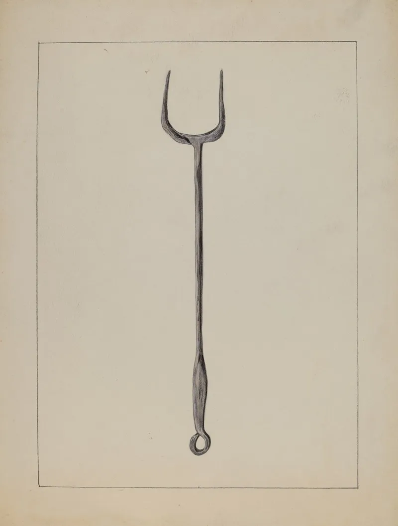 Fork 3 by Benjamin Resnick - Canvas Print