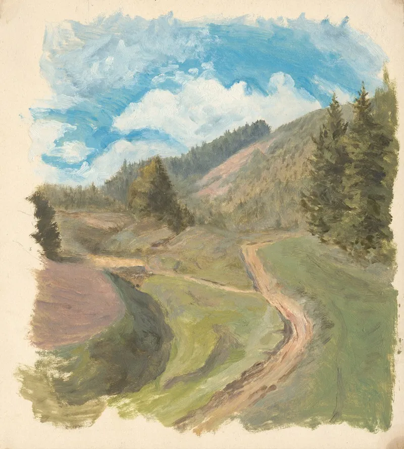 Fork In The Road by Jan Nowopacký - Canvas Print