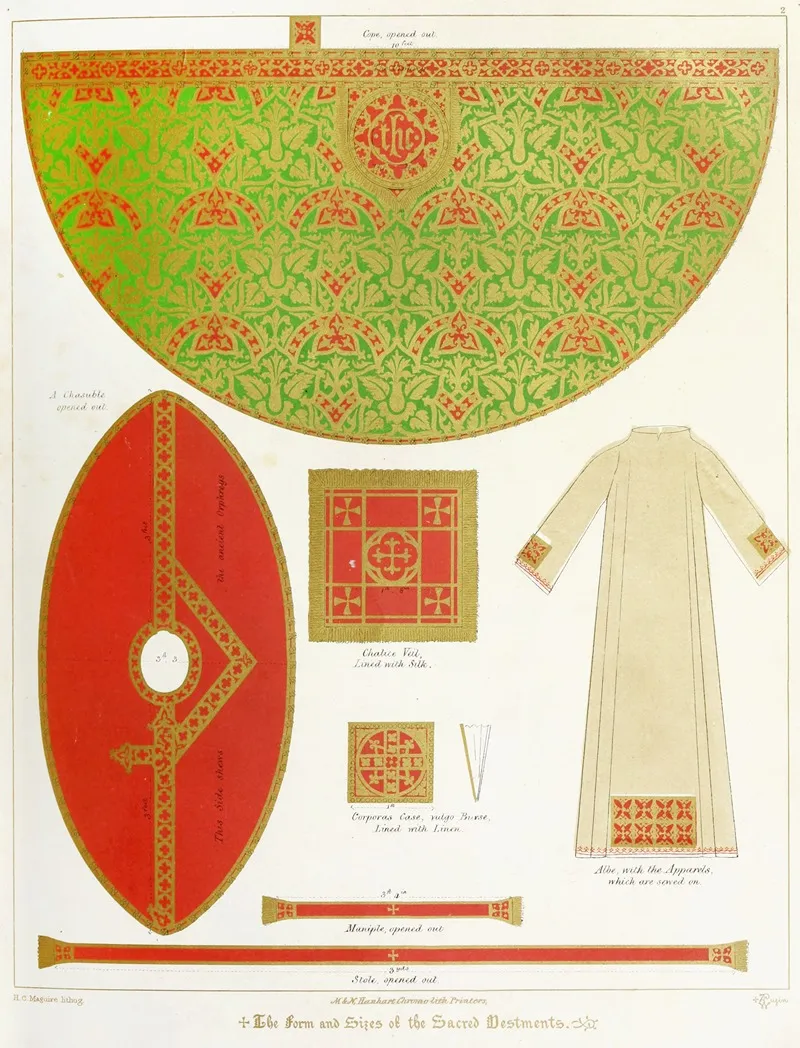 Form And Sizes Of The Sacred Vestments