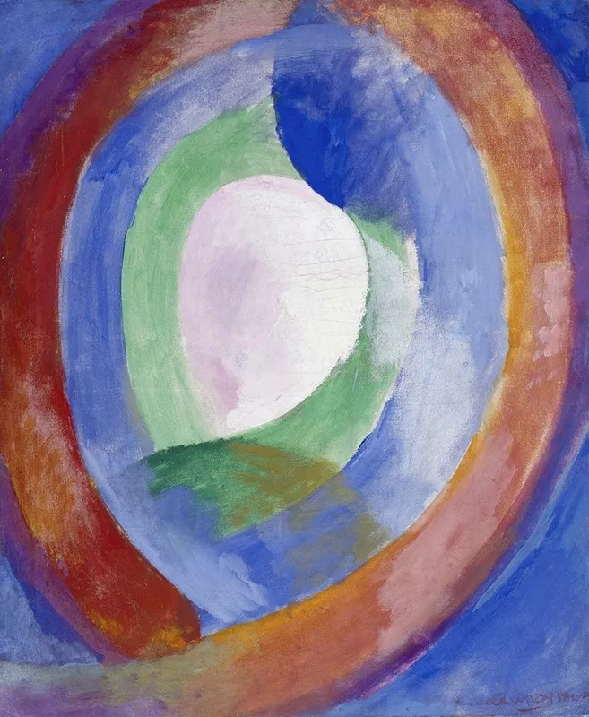 Formes Circulaires Lune No 1 by Robert Delaunay - Canvas Print