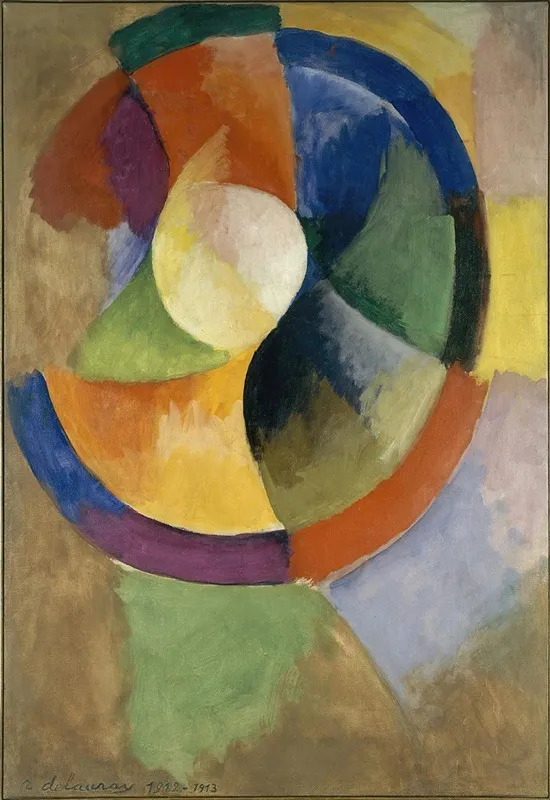 Formes Circulaires Soleil N 2 by Robert Delaunay - Canvas Print