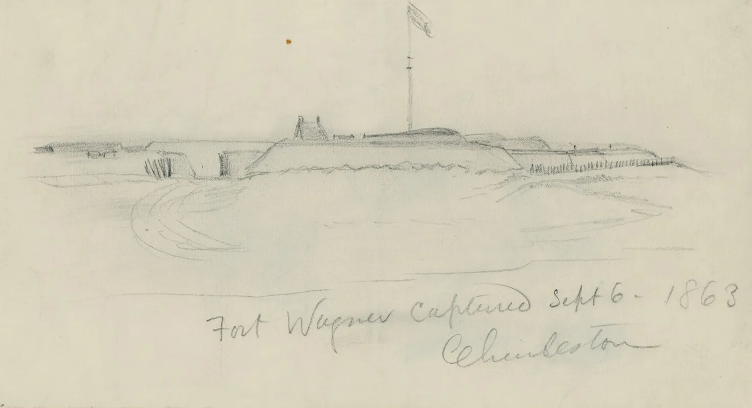 Fort Wagner Captured Sept 6 1863 Charleston