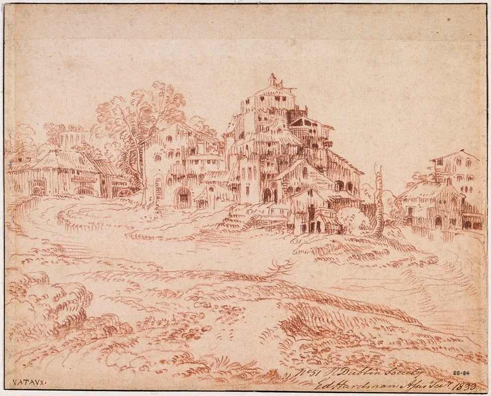 Fortified Farm In The Bend Of A River