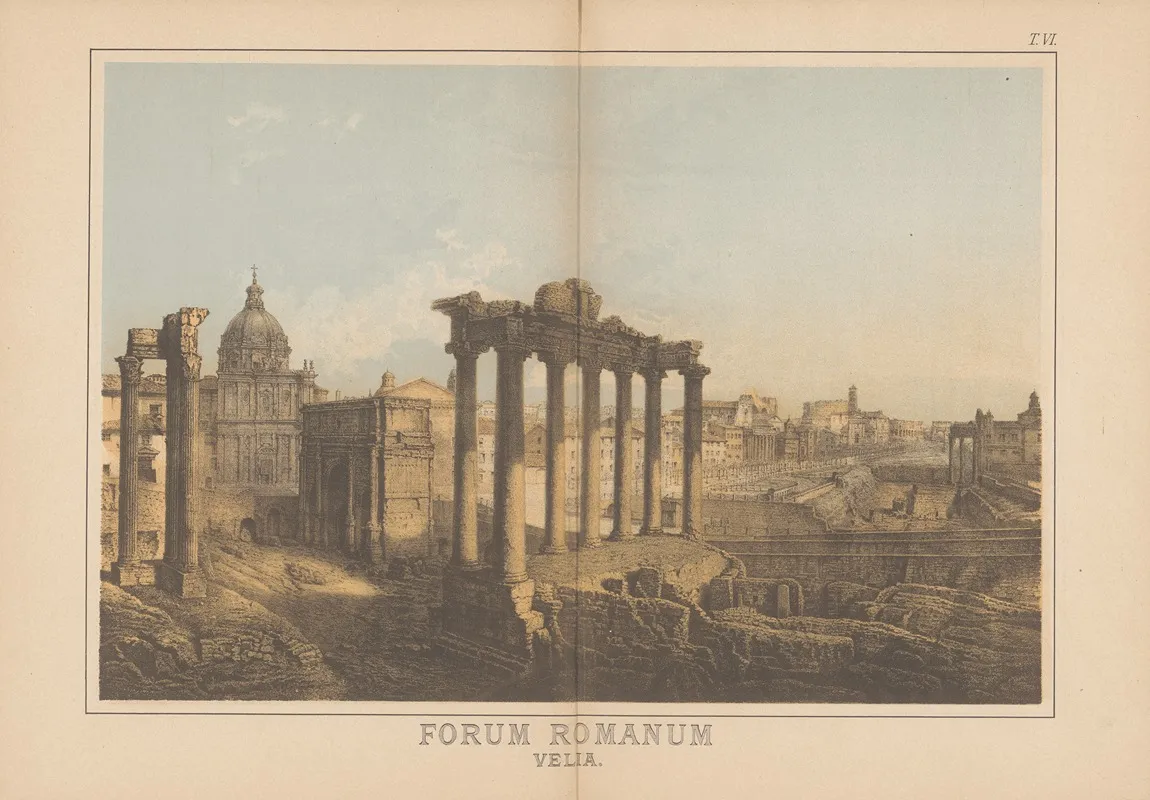 Forum Romanum 3 by Christoph Ziegler - Canvas Print