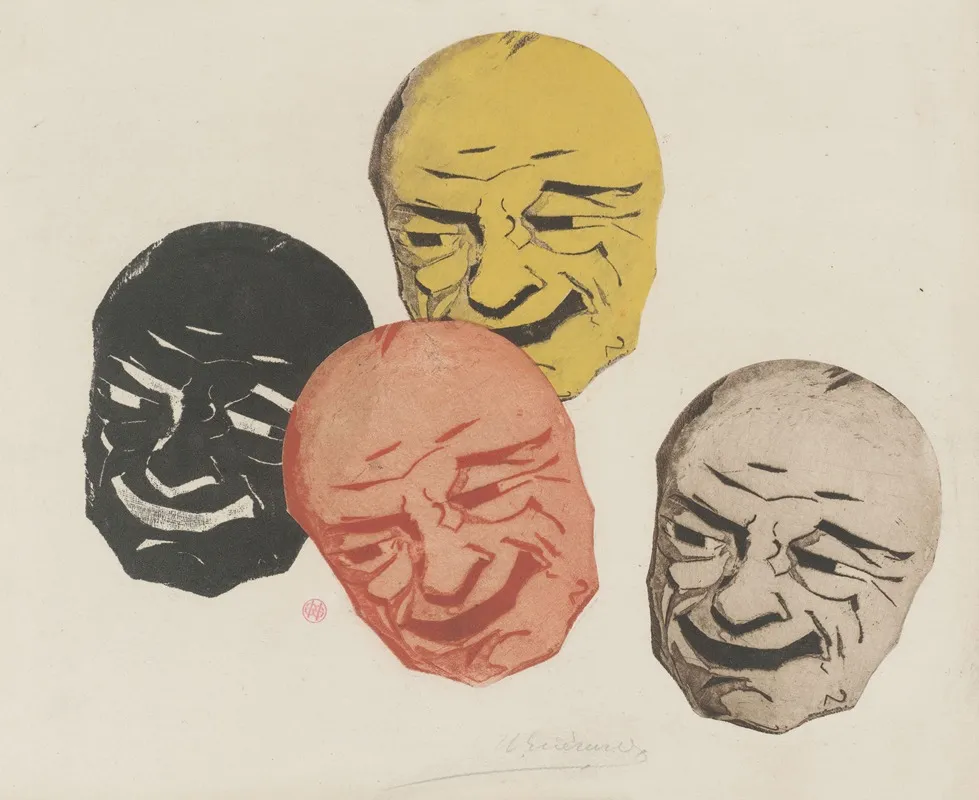 Four Japanese Masks