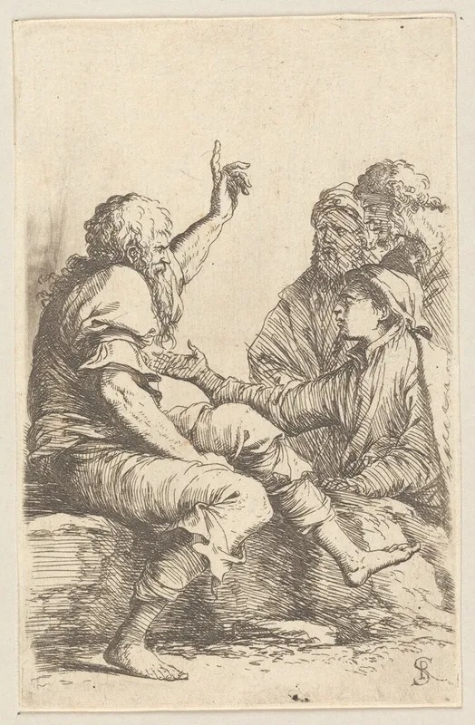 Four Men In Conversation