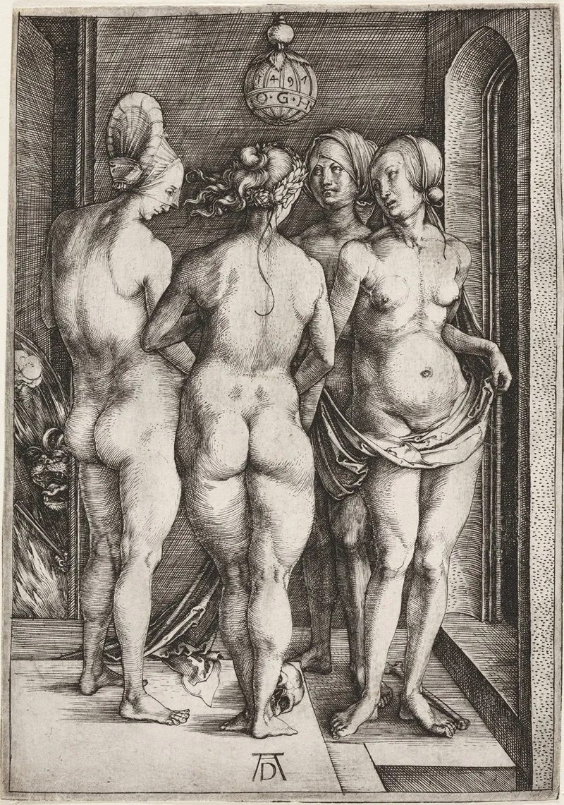 Four Naked Women The Four Witches