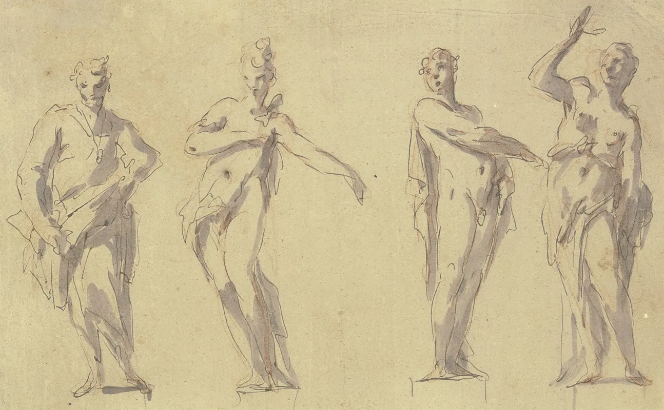 Four Statues 2