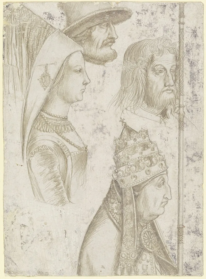 Four Studies Of Heads