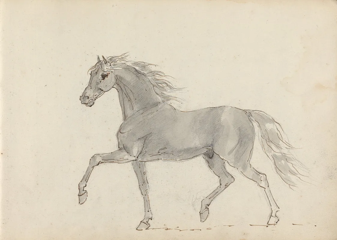 Fourty Three Studies Of Horses And Riders Pl 09