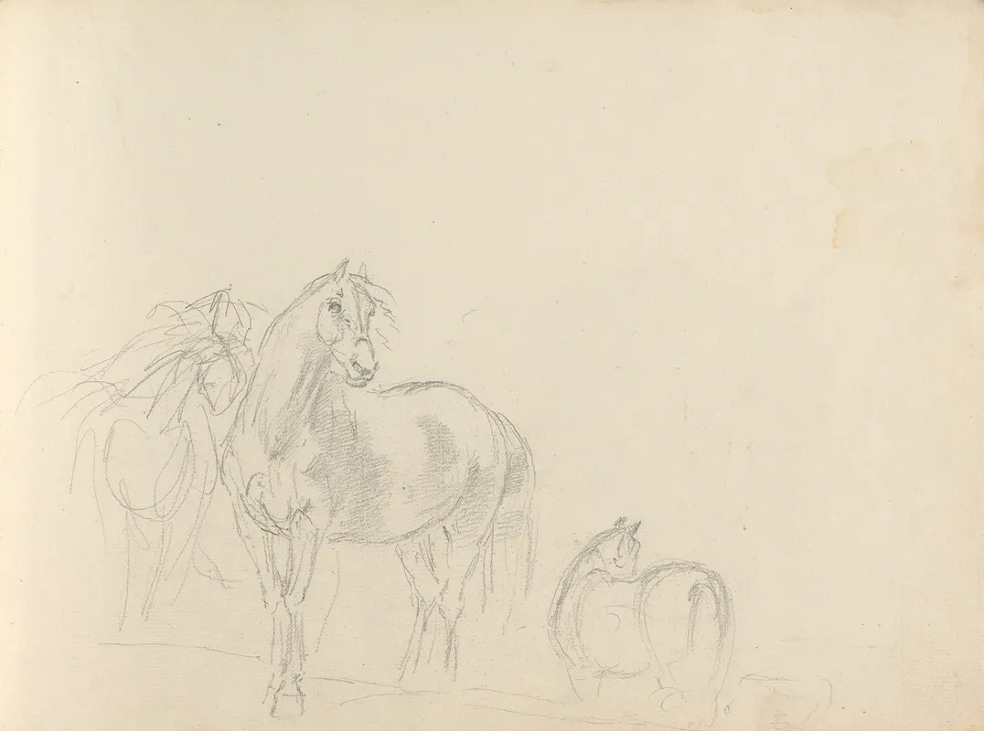 Fourty Three Studies Of Horses And Riders Pl 38