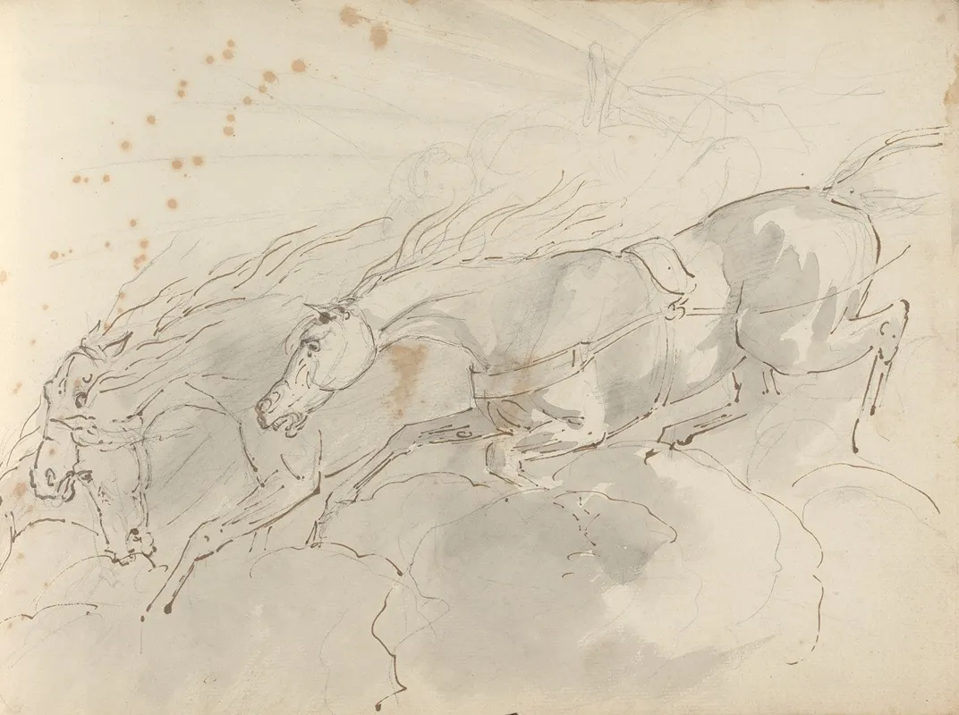 Fourty Three Studies Of Horses And Riders Pl 43