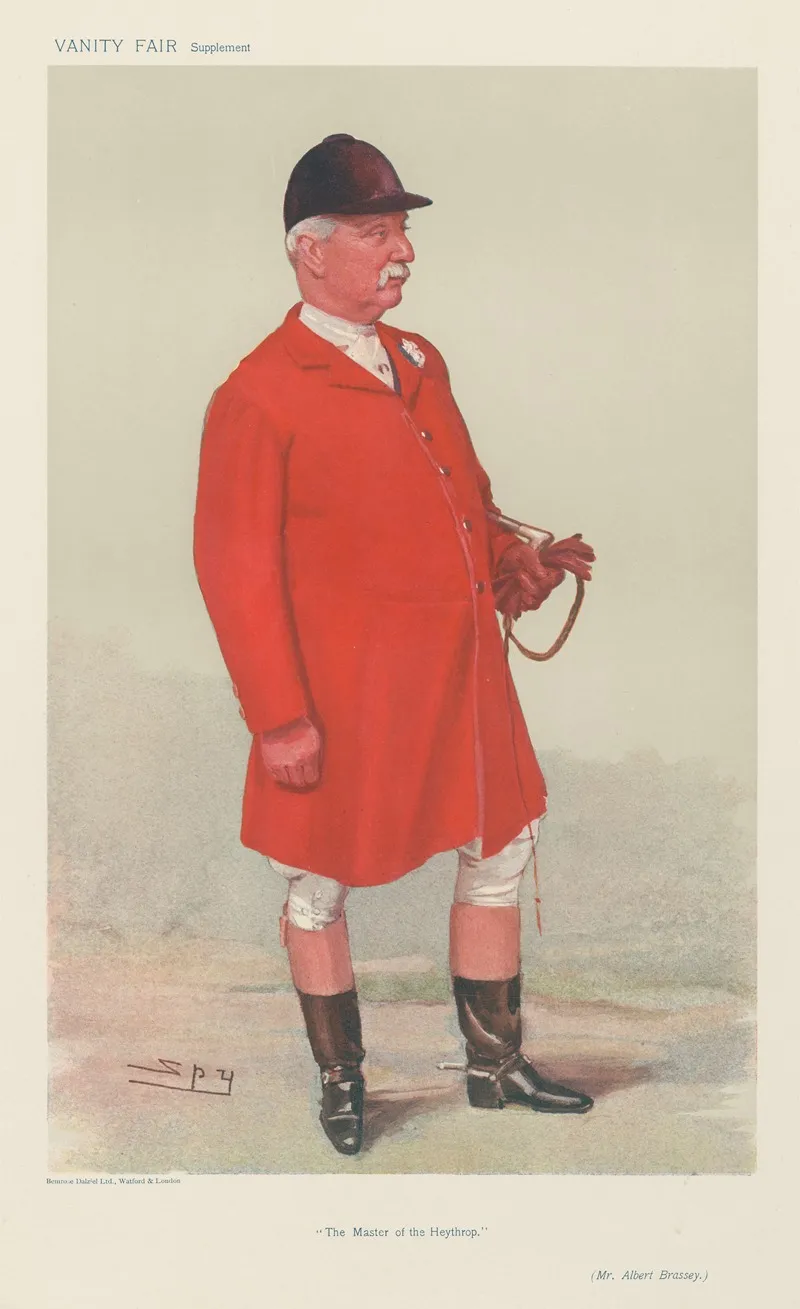 Fox Hunters The Master Of The Heythrop Mr Albert Brassey 15 March 1906