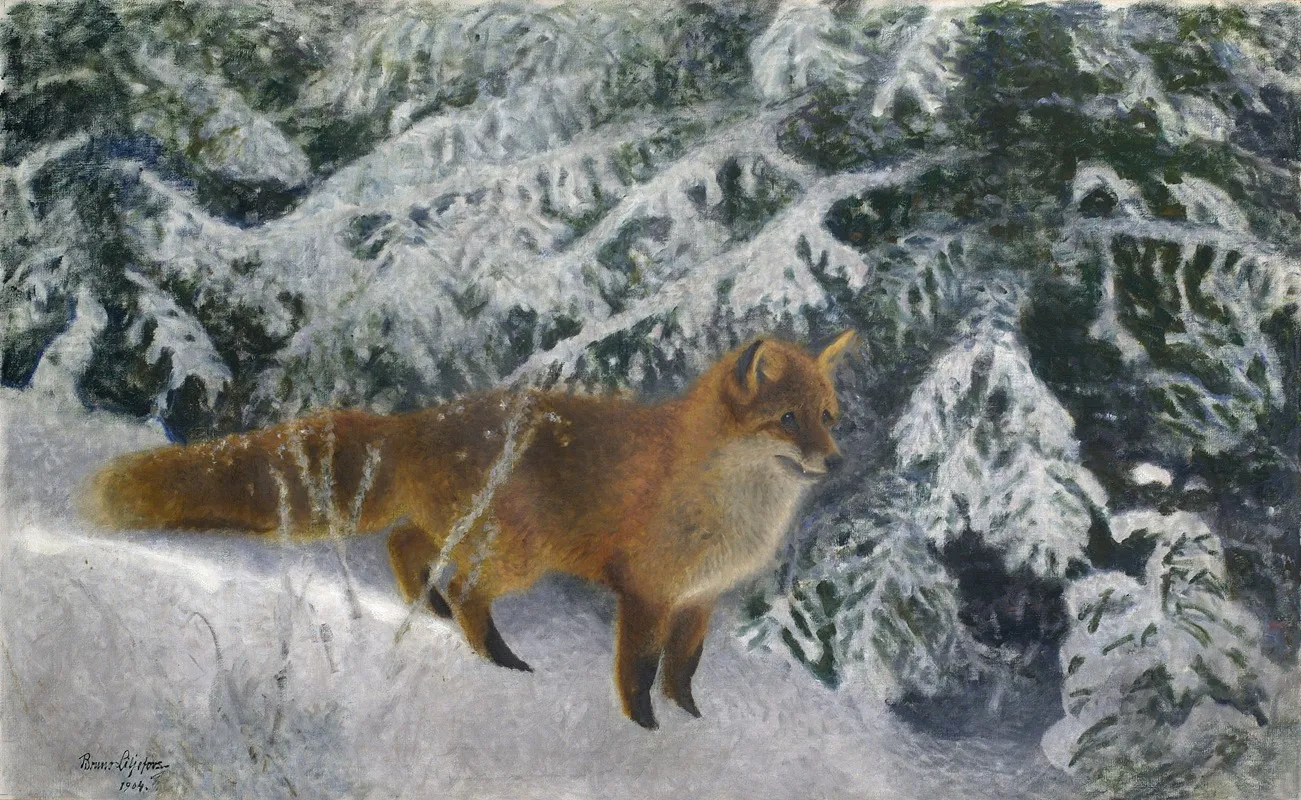 Fox In Winter