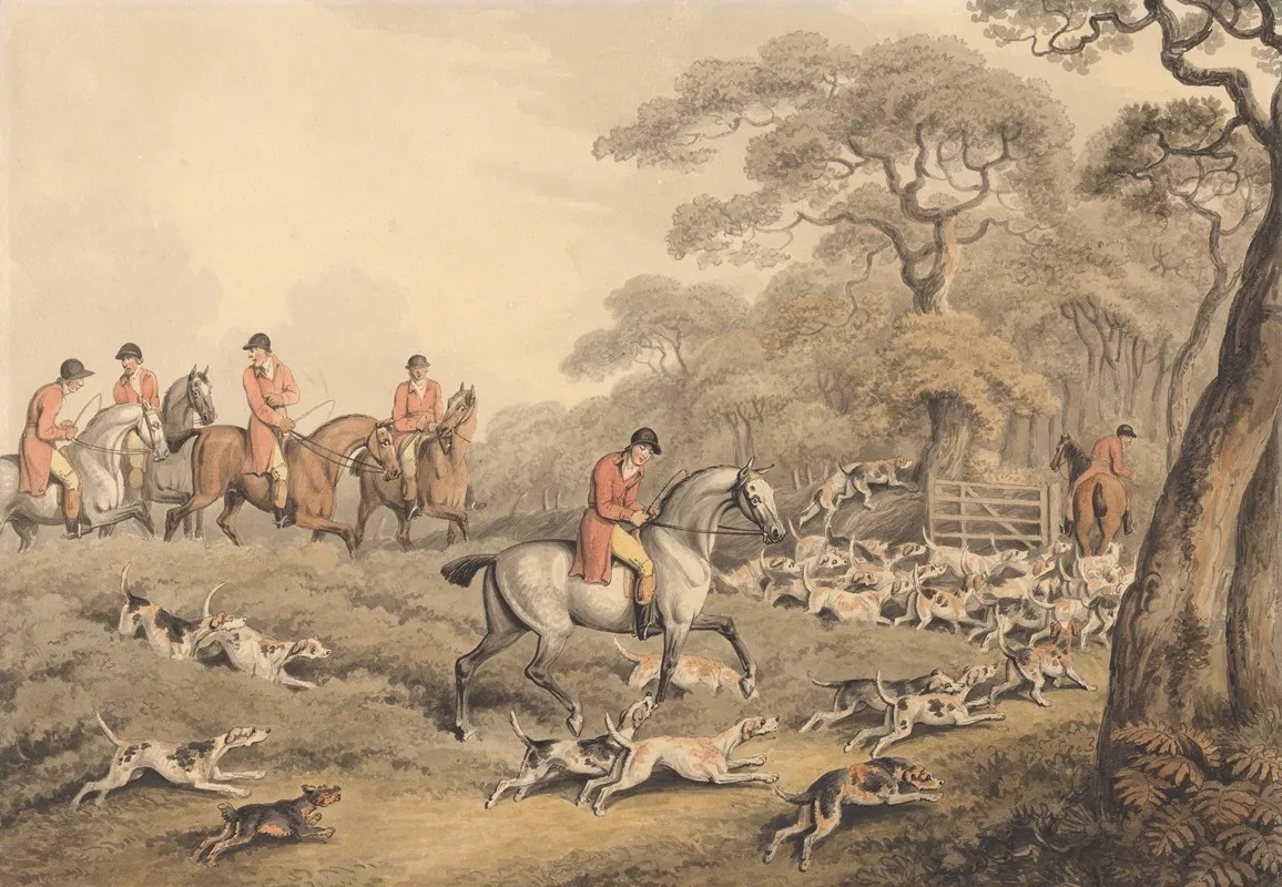 Foxhunting Going To Cover