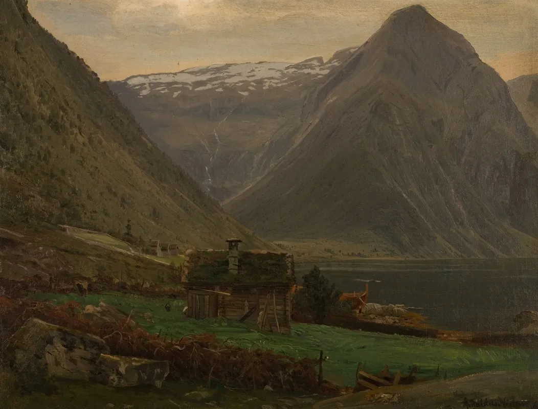 Fra Aesefjord Balestrand