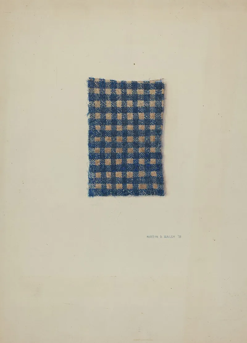 Fragment Of Comforter 2 by Hardin Walsh - Canvas Print