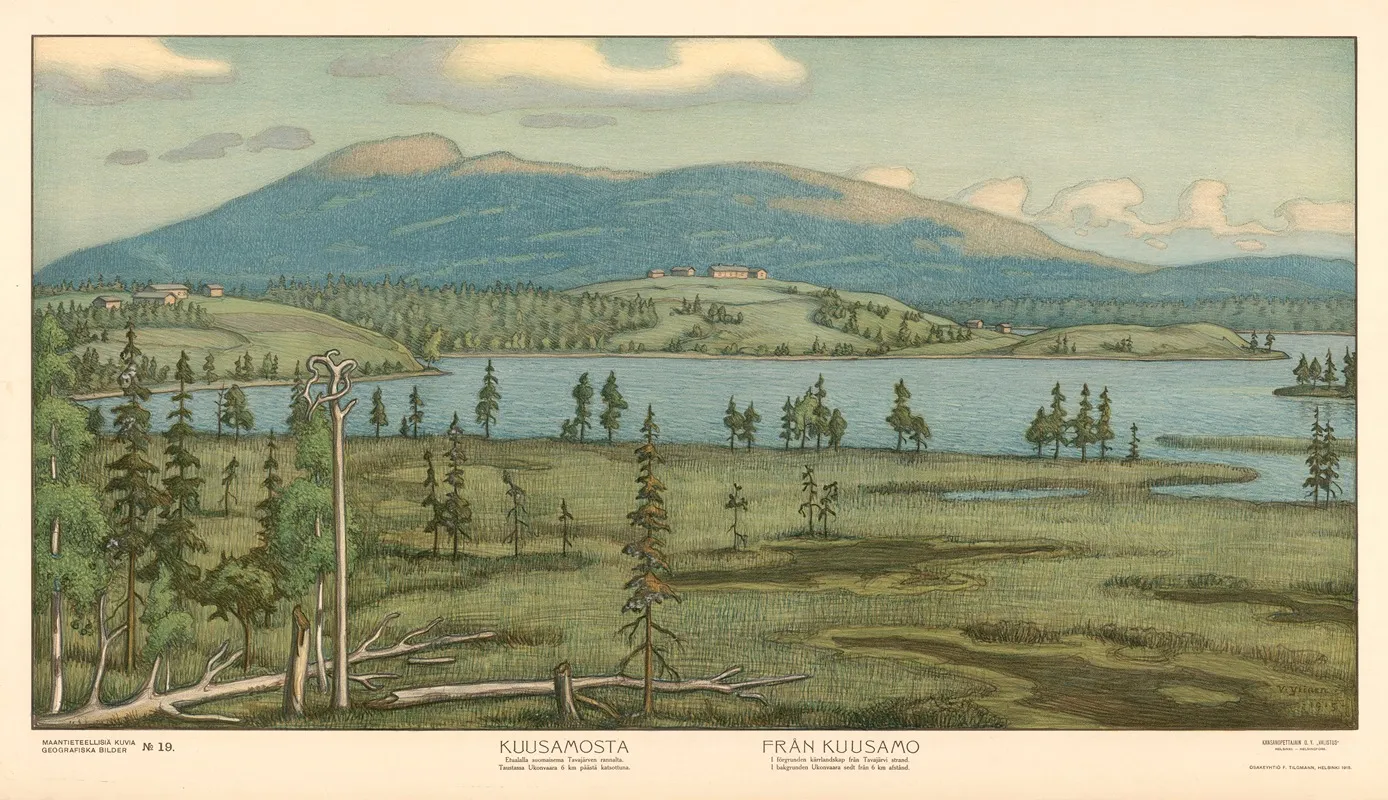 Fran Kuusamo by Vihtori Ylinen - Canvas Print