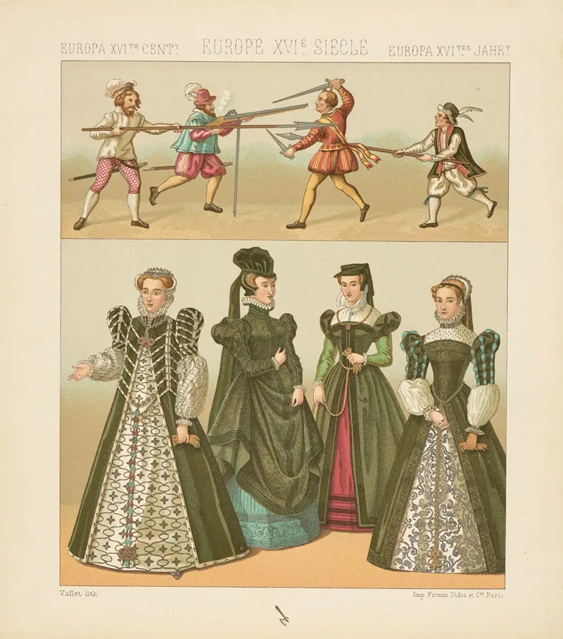 France Costumes Feminins Artisans Et Soldats