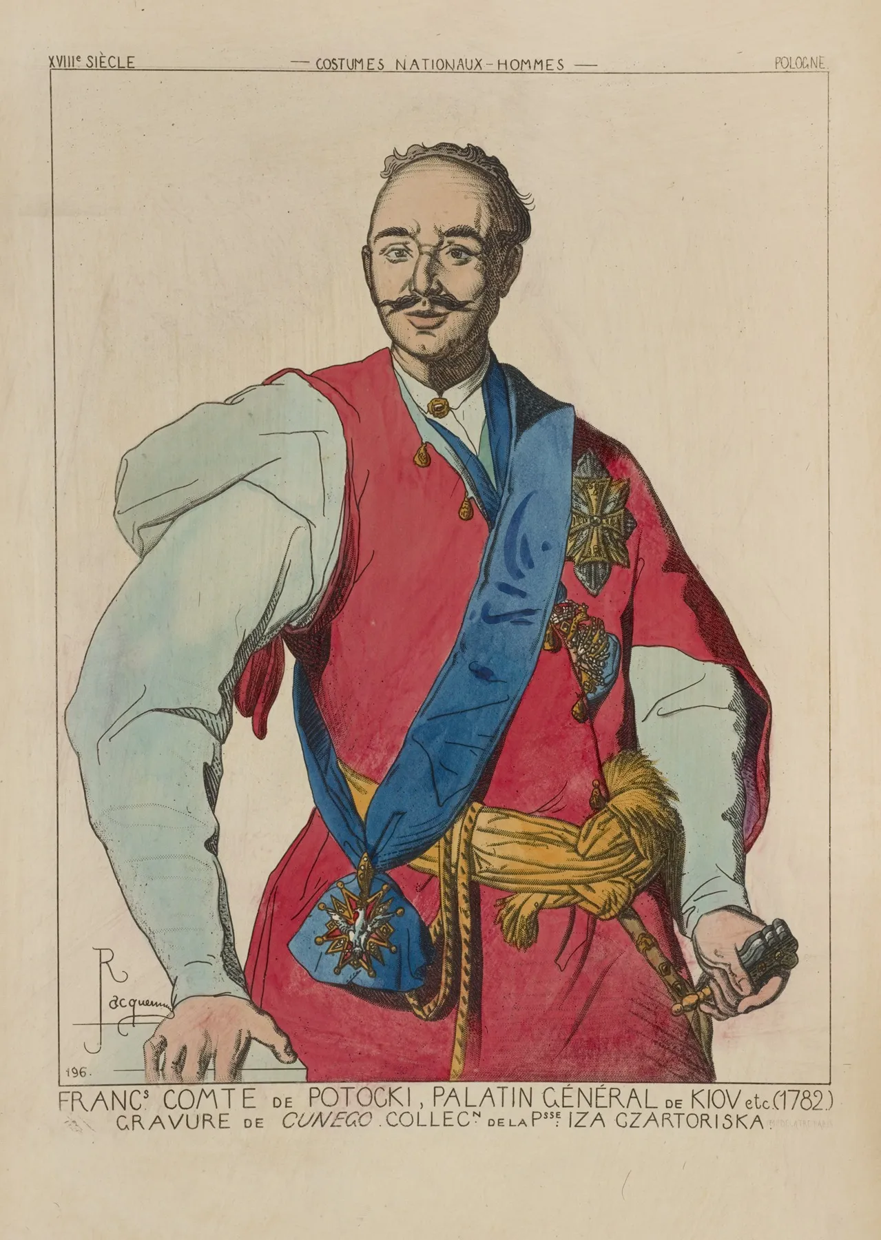 Francis Comte De Potocki Palatin General De Kiov Etc 1782