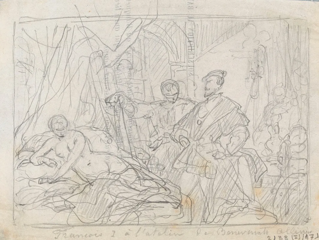 Francis I Of France Visiting Benvenuto Cellinis Studio 3