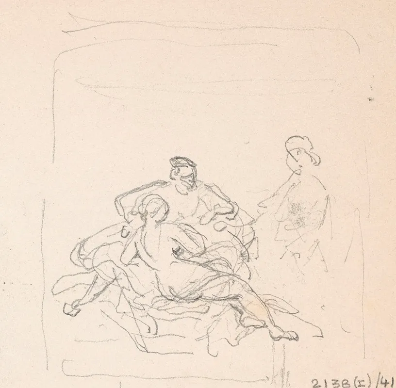 Francis I Of France Visiting Benvenuto Cellinis Studio
