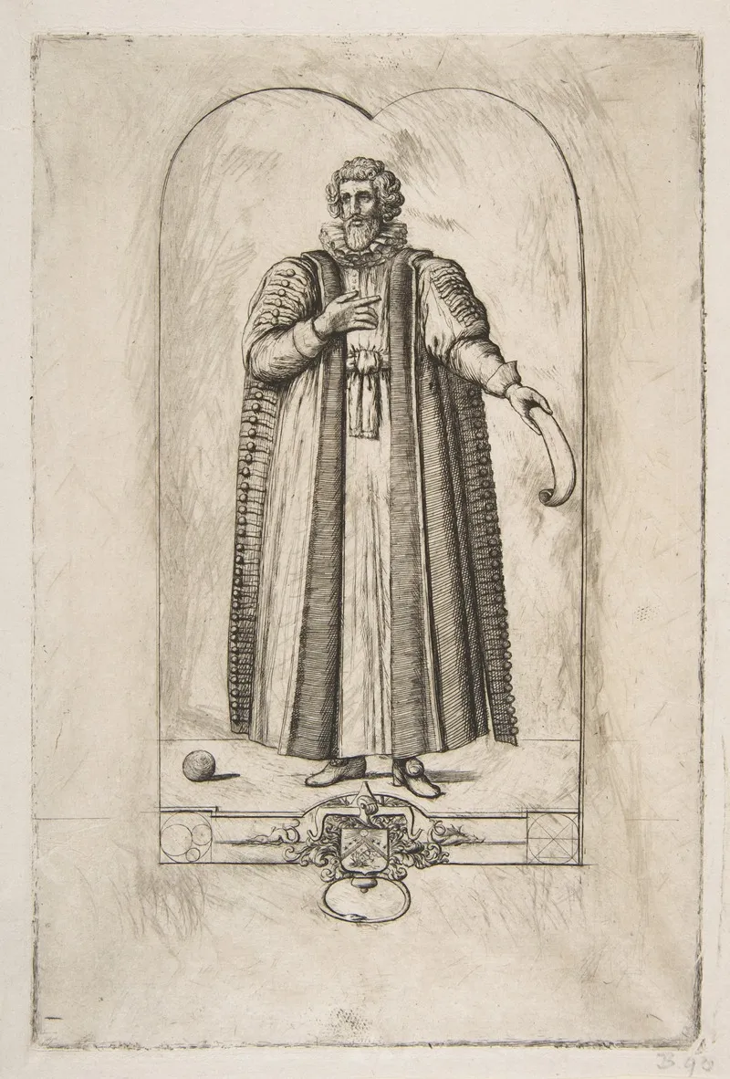 Francois Viete by Charles Meryon - Canvas Print