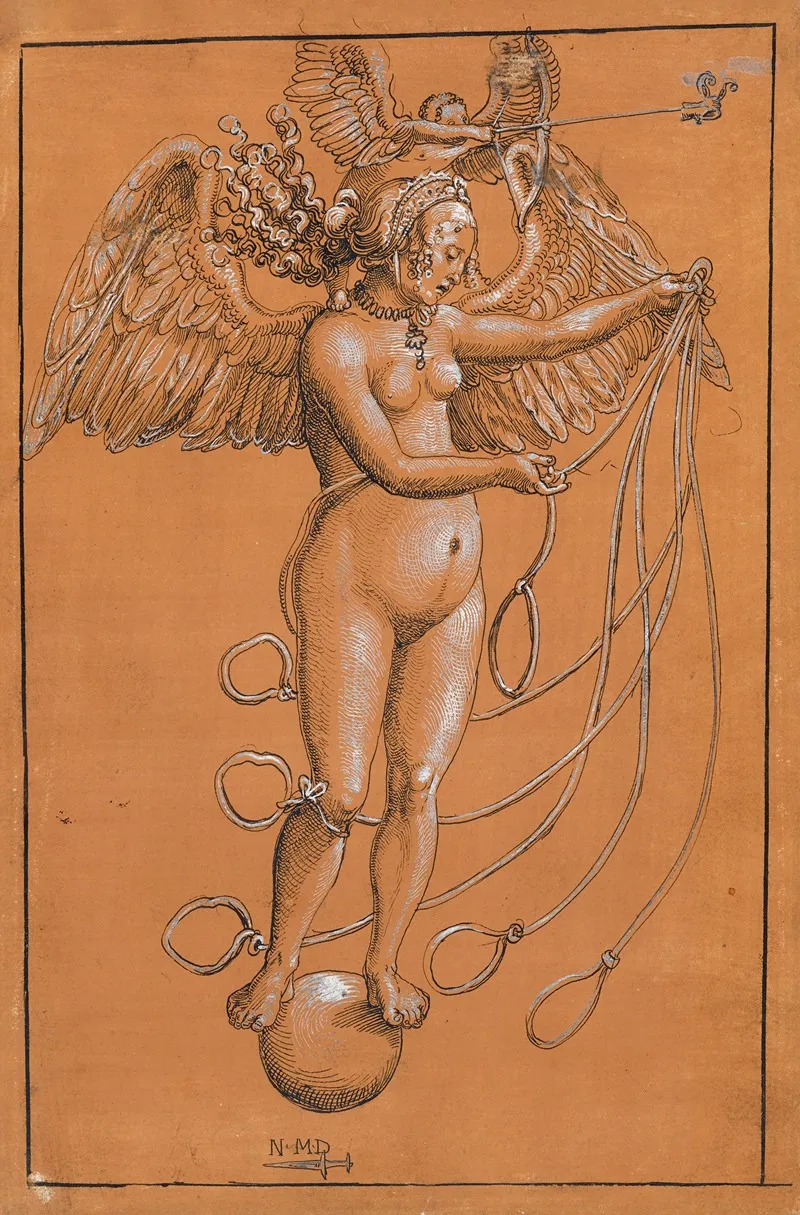 Frau Venus by Niklaus Manuel - Canvas Print