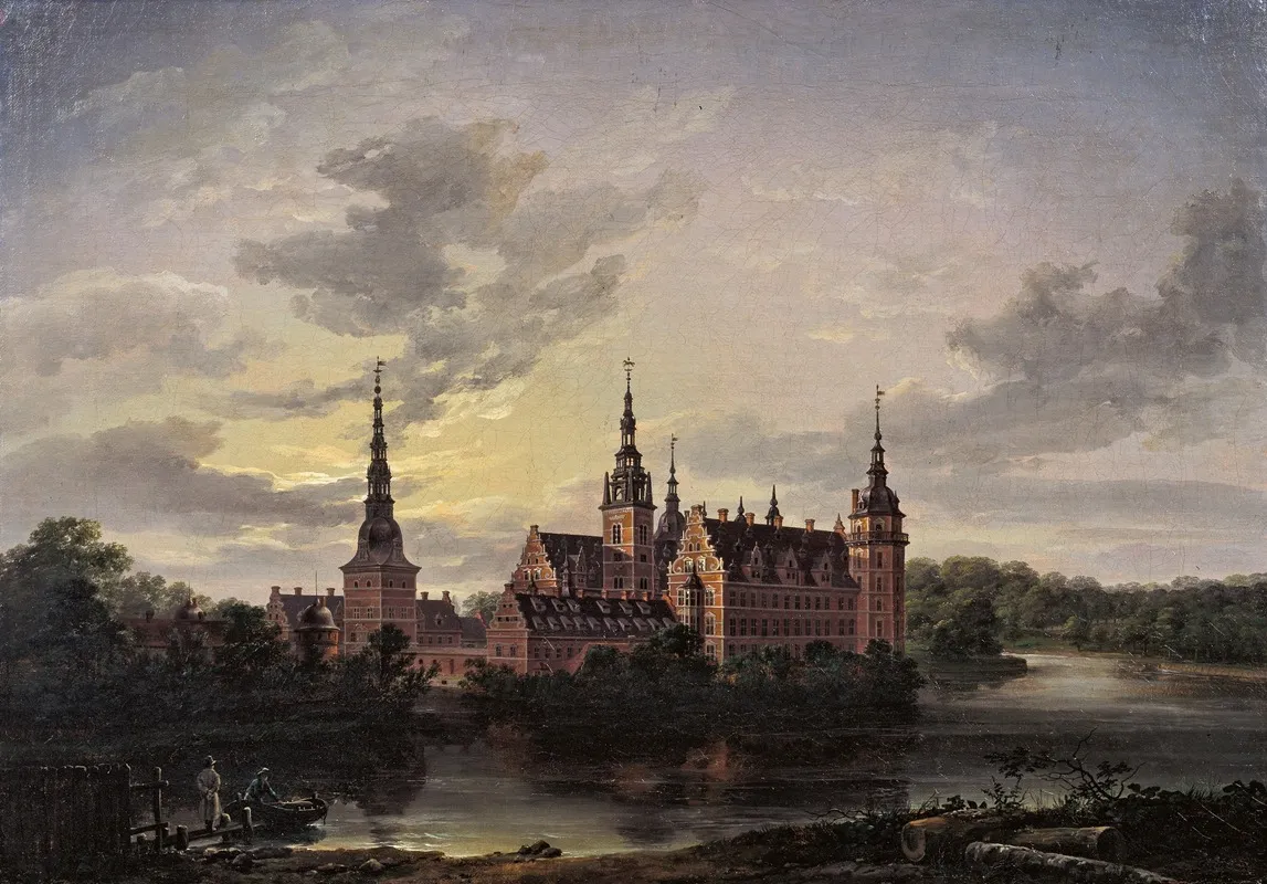Frederiksborg Castle By Moonlight 2