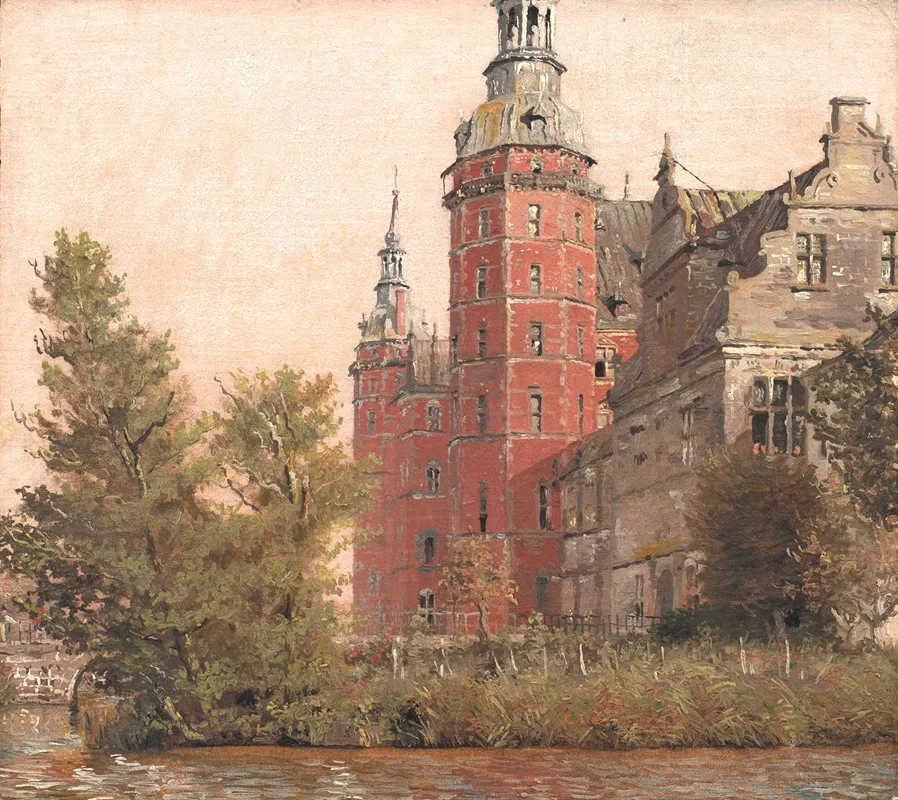 Frederiksborg Castle Seen From The Northwest Study