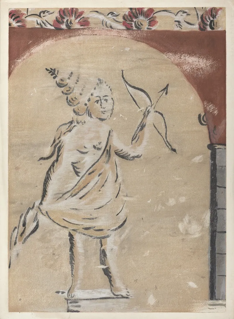 Free Hand Decorated Wall 4