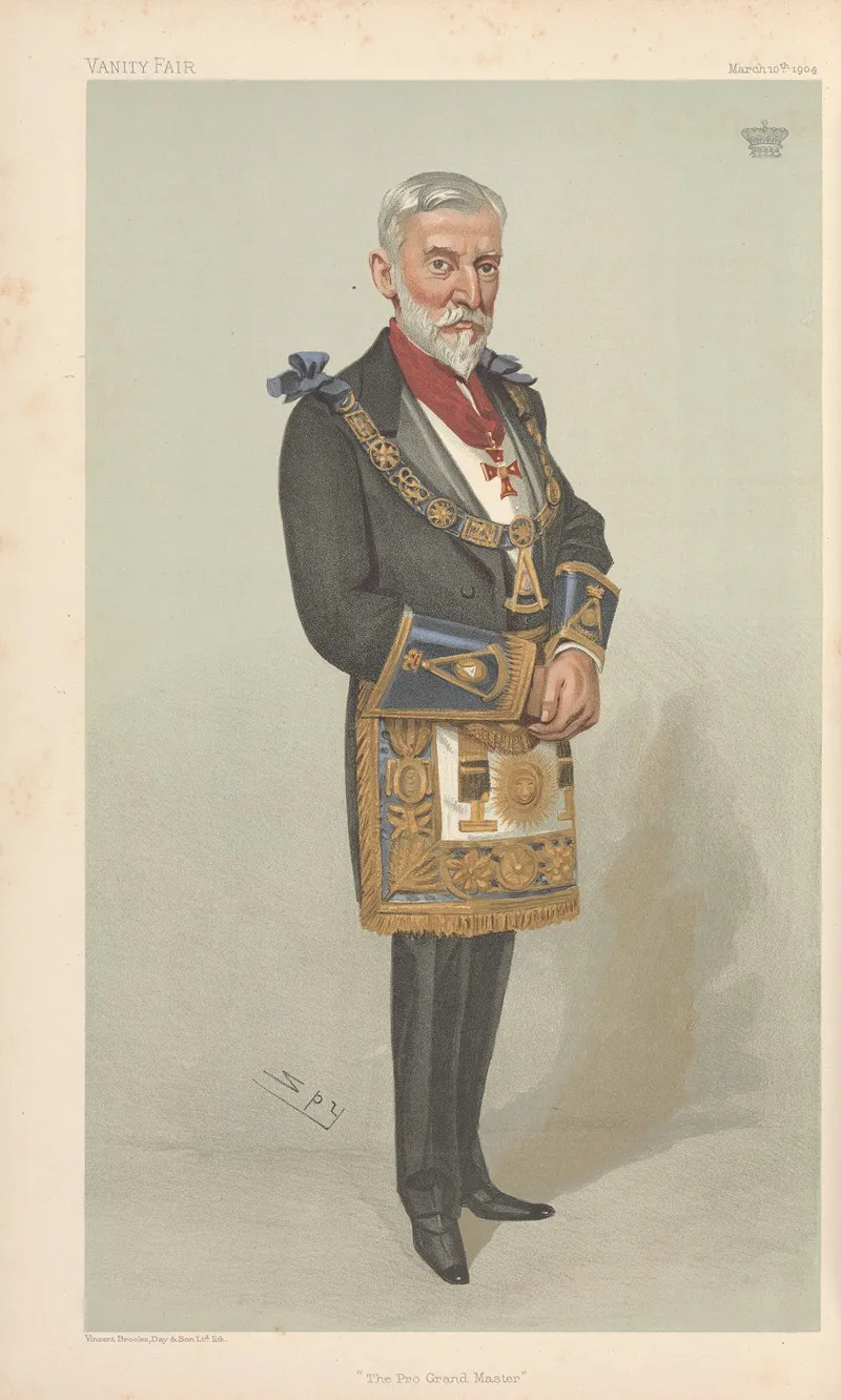 Freemasons The Pro Grand Master The Earl Of Amherst March 10 1904