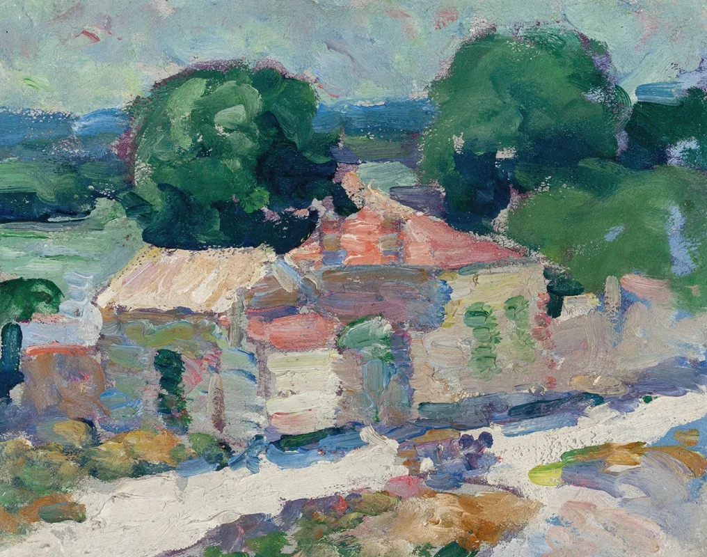 French Cottage by William Zorach - Canvas Print