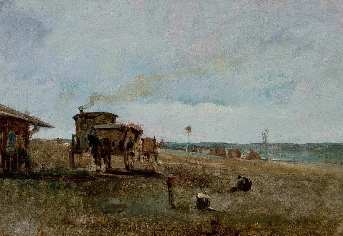 French Country Landscape by Paul Vernon - Canvas Print