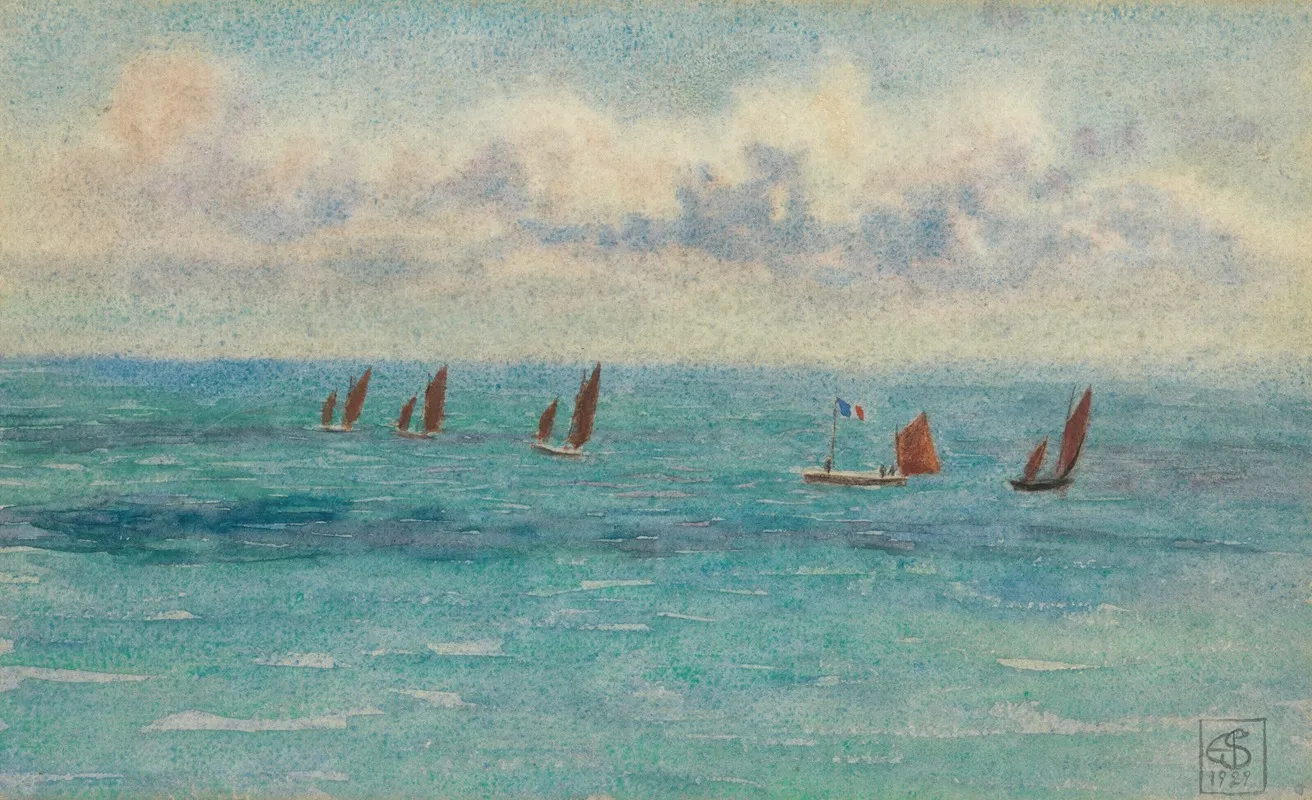 French Yachts At Sea
