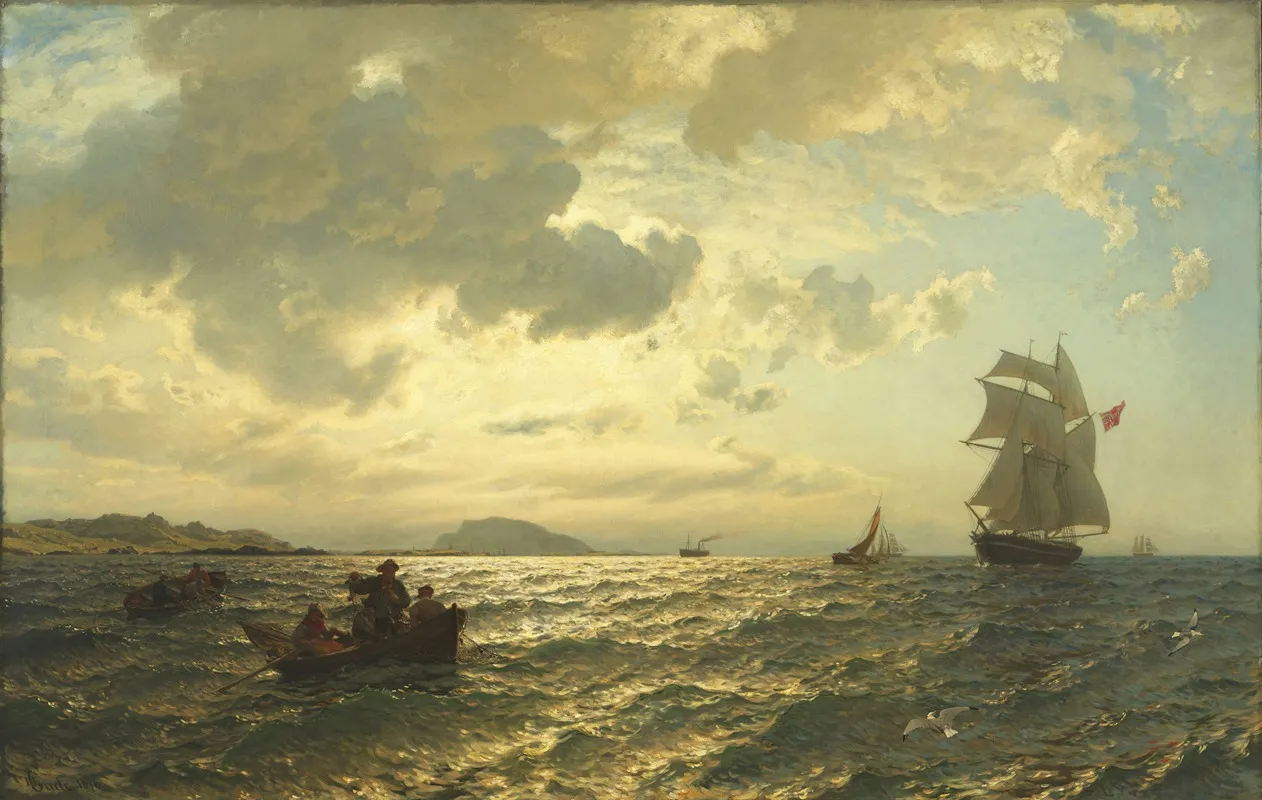 Fresh Breeze On The Norwegian Coast